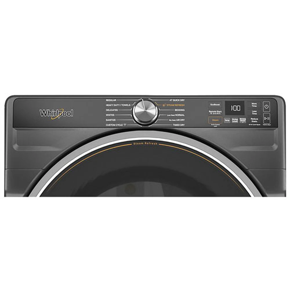 Whirlpool 7.4 Cu. Ft. Electric Steam Dryer (YWED6720RU) - Volcano Black