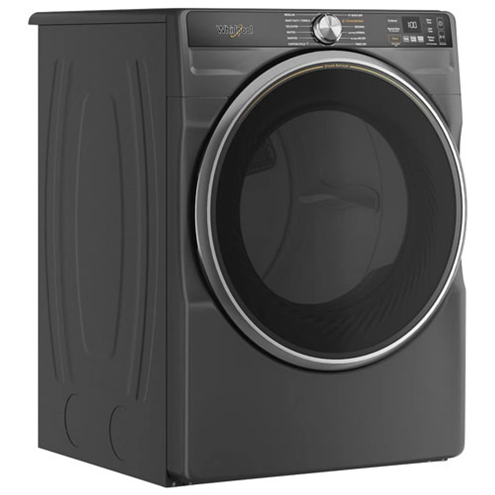 Whirlpool 7.4 Cu. Ft. Gas Steam Dryer (WGD6720RU) - Volcano Black