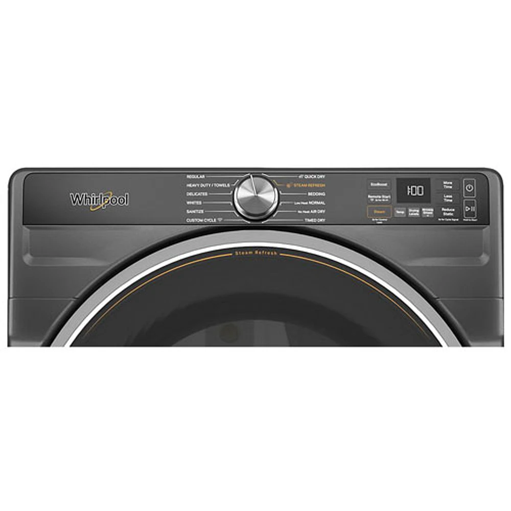 Whirlpool 7.4 Cu. Ft. Gas Steam Dryer (WGD6720RU) - Volcano Black