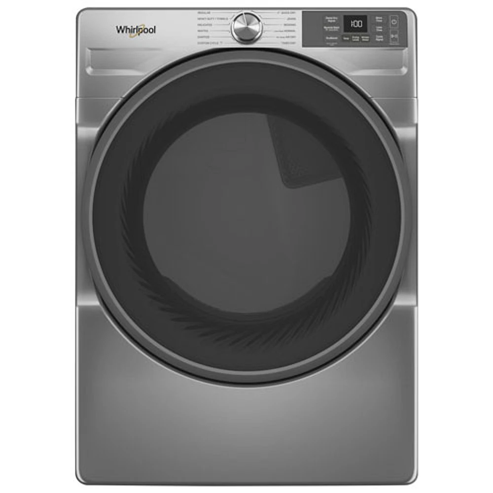 Whirlpool 7.4 Cu. Ft. Electric Steam Dryer (YWED5720RR) - Radiant Silver