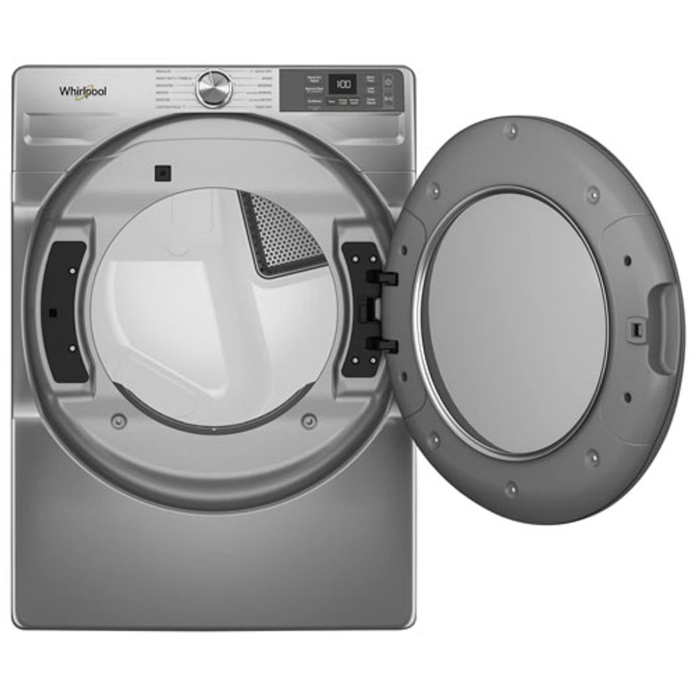 Whirlpool 7.4 Cu. Ft. Electric Steam Dryer (YWED5720RR) - Radiant Silver