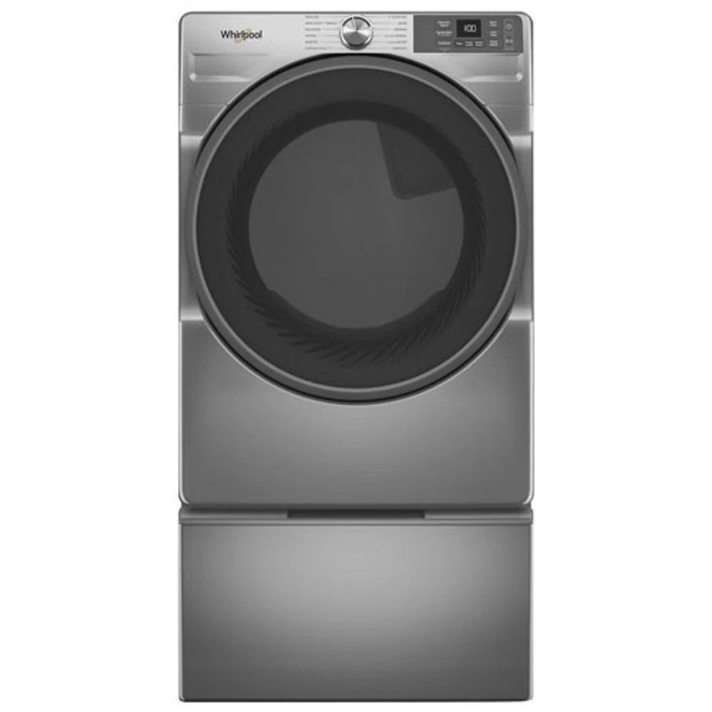 Whirlpool 7.4 Cu. Ft. Electric Steam Dryer (YWED5720RR) - Radiant Silver