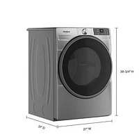 Whirlpool 7.4 Cu. Ft. Electric Dryer (YWED5720RR) - Radiant Silver