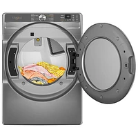 Whirlpool 7.4 Cu. Ft. Gas Steam Dryer (WGD6720RR) - Radiant Silver