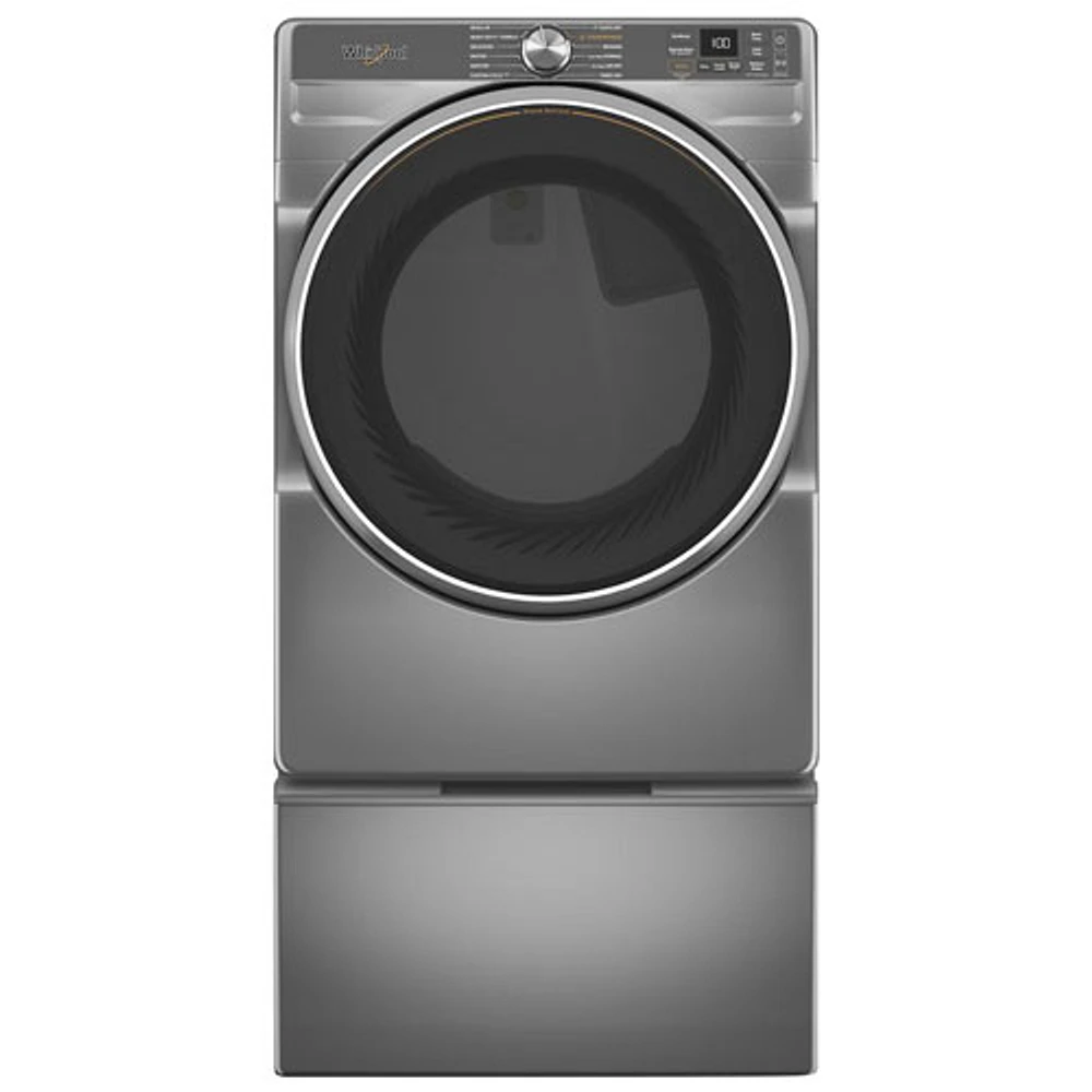 Whirlpool 7.4 Cu. Ft. Gas Steam Dryer (WGD6720RR) - Radiant Silver