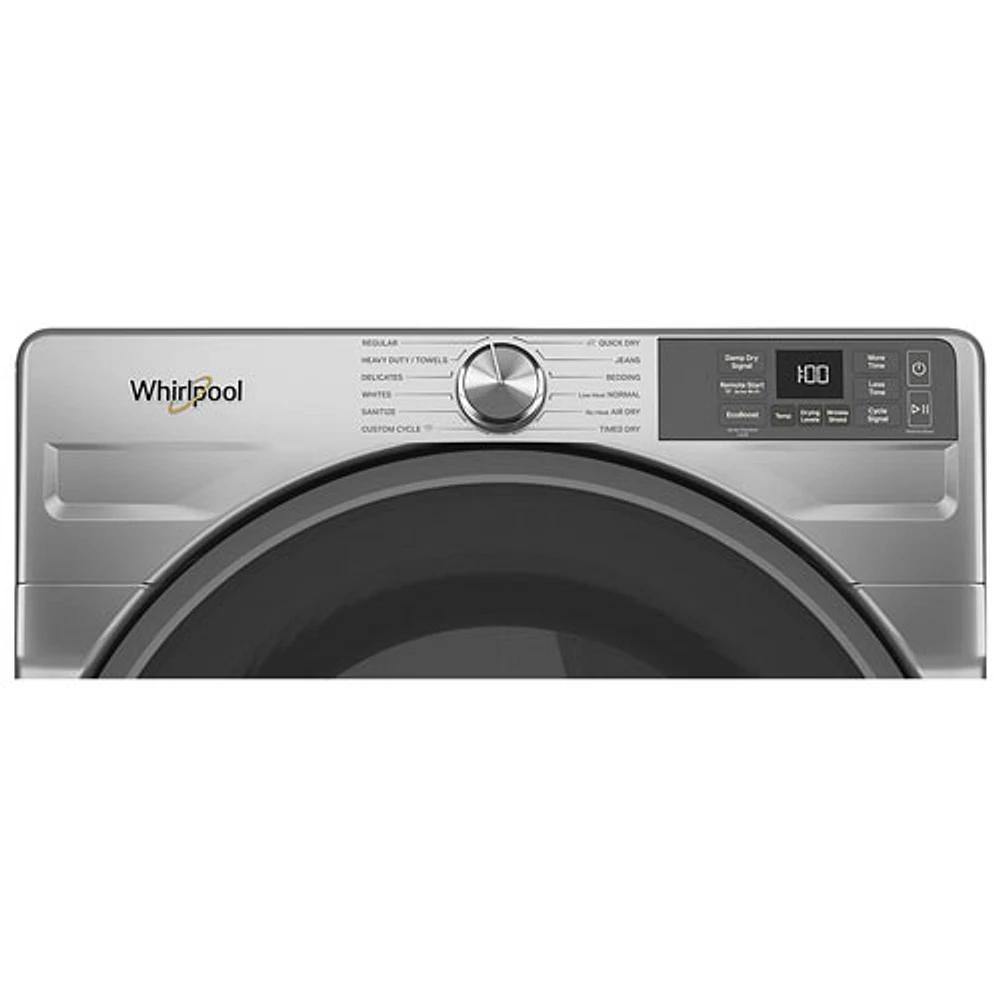 Sécheuse électrique à vapeur de 7,4 pi³ de Whirlpool (WGD5720RR) - Argenté rayonnant