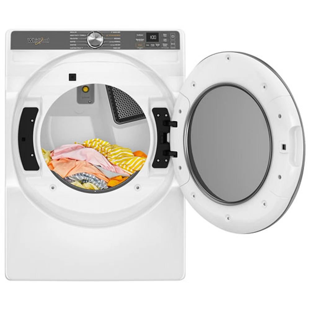 Whirlpool 7.4 Cu. Ft. Gas Steam Dryer (WGD6720RW) - White