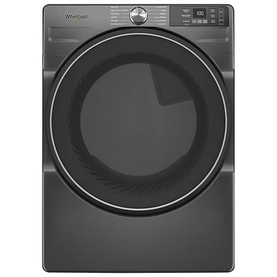 Whirlpool 7.4 Cu. Ft. Gas Steam Dryer (WGD5720RU) - Volcano Black