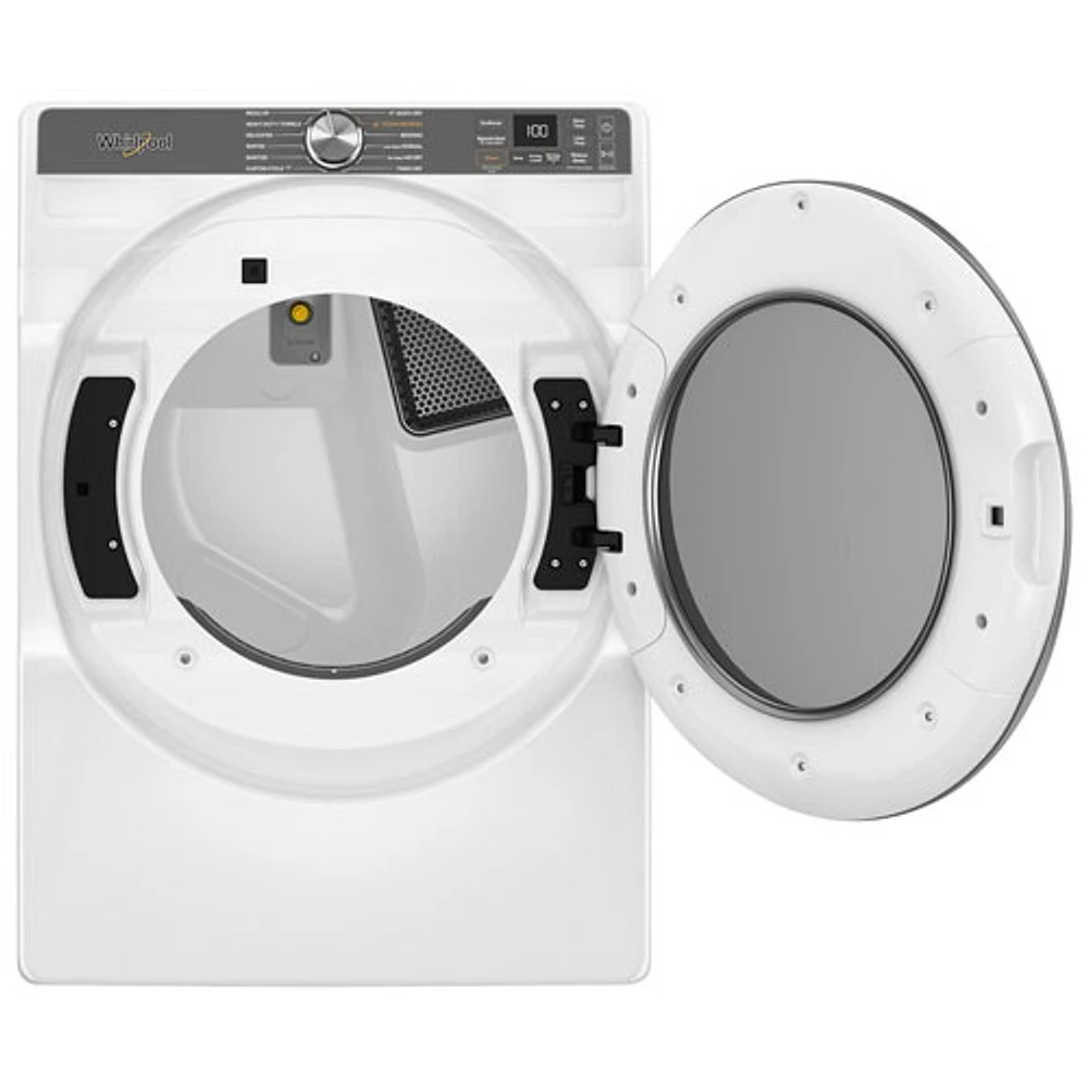 Whirlpool 7.4 Cu. Ft. Electric Steam Dryer (YWED6720RW) - White