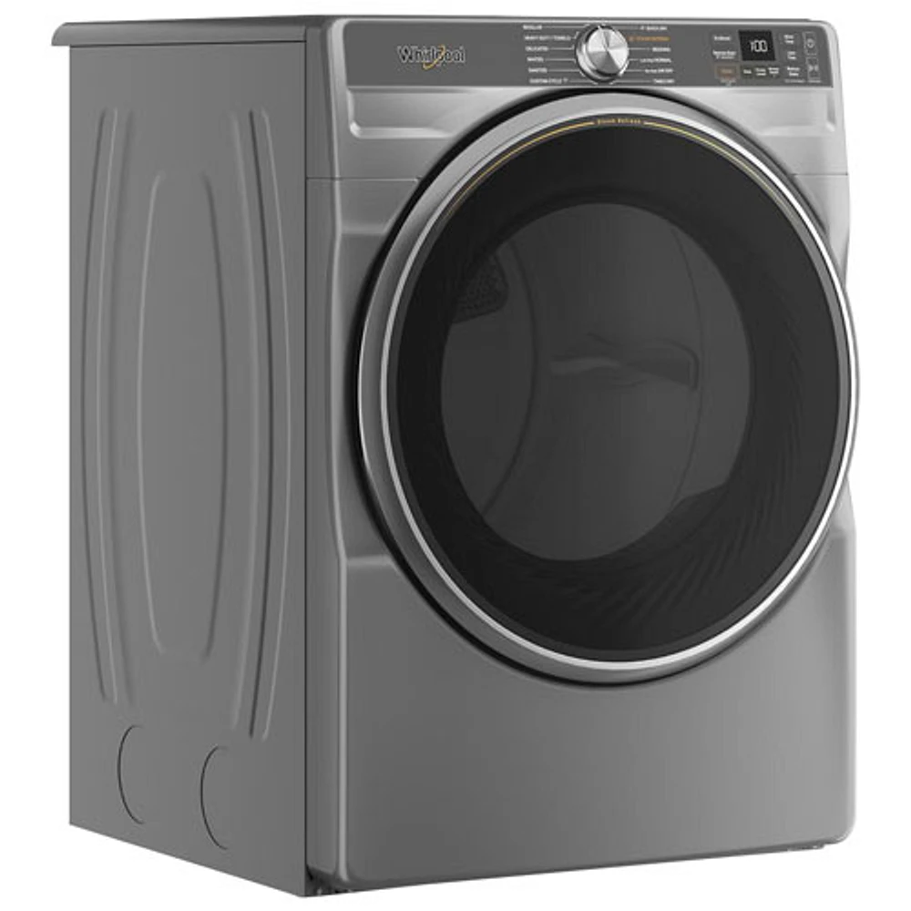 Whirlpool 7.4 Cu. Ft. Electric Steam Dryer (YWED6720RR) - Radiant Silver