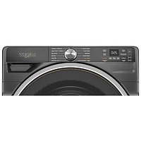 Whirlpool 5.8 Cu. Ft. High Efficiency Front Load Steam Washer (WFW6720RU) - Volcano Black