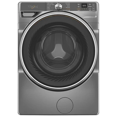 Whirlpool 5.8 Cu. Ft. High Efficiency Front Load Steam Washer (WFW6720RR) - Radiant Silver