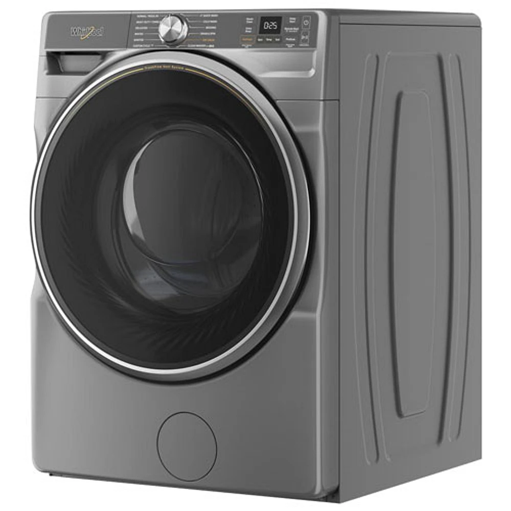 Whirlpool 5.0 Cu. Ft. High Efficiency Front Load Steam Washer (WFW6720RR) - Radiant Silver