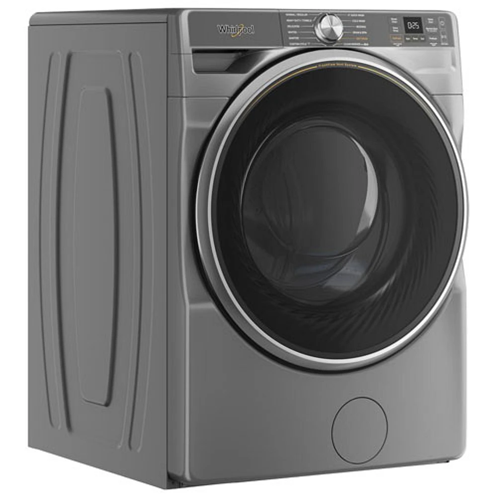 Whirlpool 5.0 Cu. Ft. High Efficiency Front Load Steam Washer (WFW6720RR) - Radiant Silver