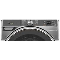 Whirlpool 5.0 Cu. Ft. High Efficiency Front Load Steam Washer (WFW6720RR) - Radiant Silver