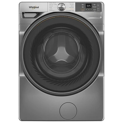 Whirlpool 5.2 Cu. Ft. High Efficiency Front Load Steam Washer (WFW5720RR) - Radiant Silver