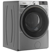 Whirlpool 4.5 Cu. Ft. High Efficiency Front Load Steam Washer (WFW5720RR) - Radiant Silver