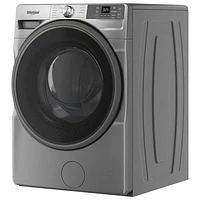 Whirlpool 4.5 Cu. Ft. High Efficiency Front Load Steam Washer (WFW5720RR) - Radiant Silver