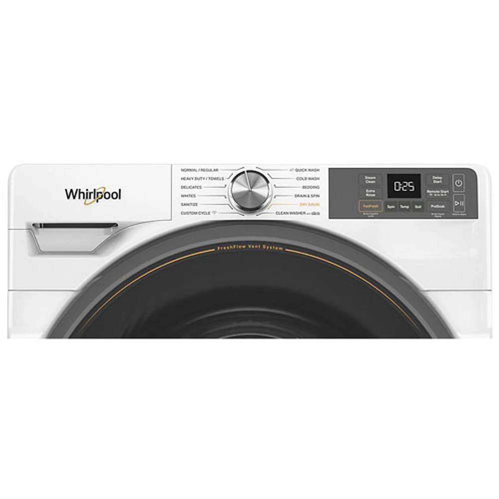 Whirlpool 4.5 Cu. Ft. High Efficiency Front Load Steam Washer (WFW5720RW) - White