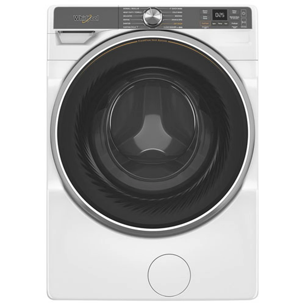 Whirlpool 5.0 Cu. Ft. High Efficiency Front Load Steam Washer (WFW6720RW) - White