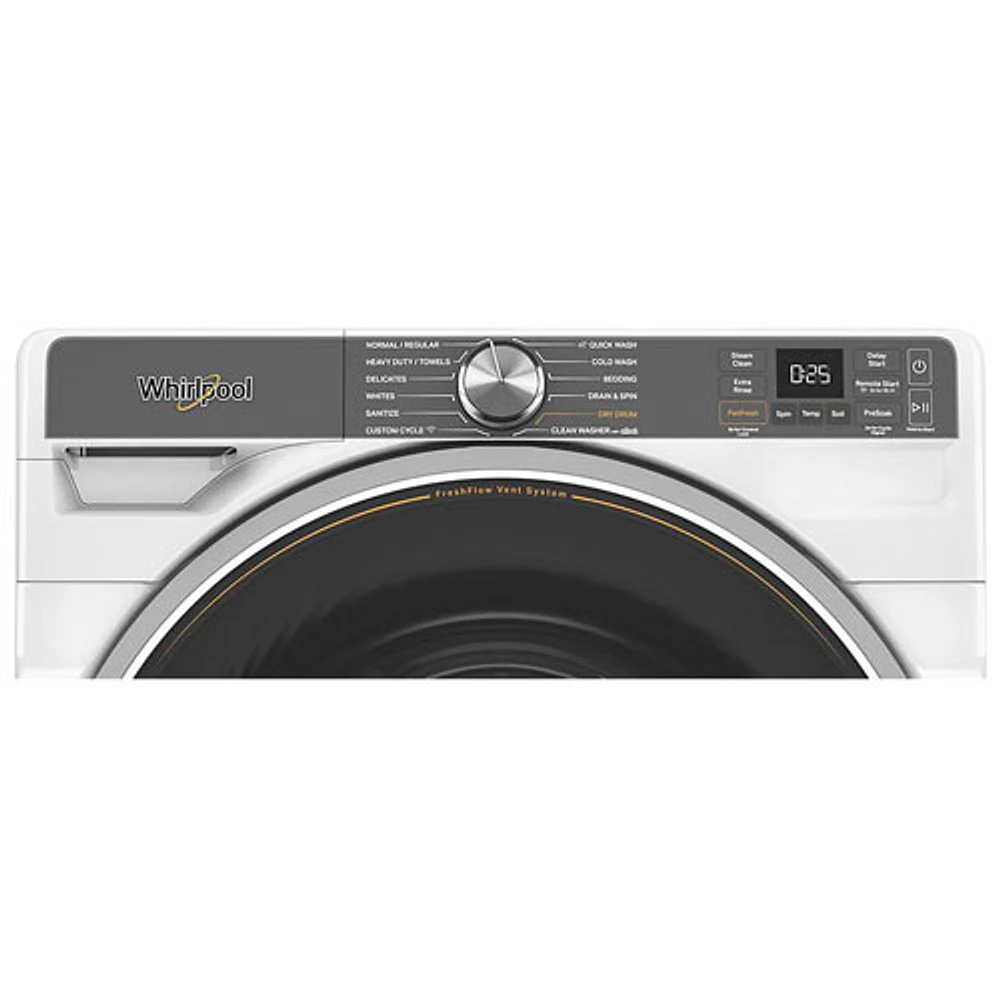 Whirlpool 5.8 Cu. Ft. High Efficiency Front Load Steam Washer (WFW6720RW) - White