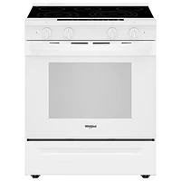 Cuisinière électrique encastrable avec four autonettoyant et friture à l'air chaud 5,3 pi³ 31 po de Whirlpool (YWSES7530RW) - Blanc