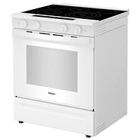 Cuisinière électrique encastrable avec four autonettoyant et friture à l'air chaud 5,3 pi³ 31 po de Whirlpool (YWSES7530RW) - Blanc