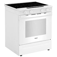 Cuisinière électrique encastrable avec four autonettoyant et friture à l'air chaud 5,3 pi³ 31 po de Whirlpool (YWSES7530RW) - Blanc