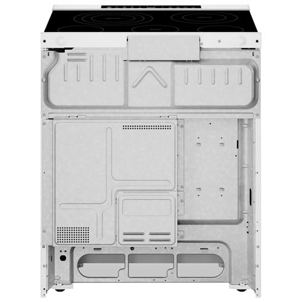 Cuisinière électrique encastrable avec four autonettoyant et friture à l'air chaud 5,3 pi³ 31 po de Whirlpool (YWSES7530RW) - Blanc