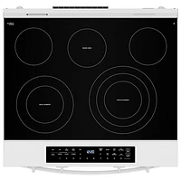 Cuisinière électrique encastrable avec four autonettoyant et friture à l'air chaud 5,3 pi³ 31 po de Whirlpool (YWSES7530RW) - Blanc