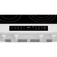 Cuisinière électrique encastrable avec four autonettoyant et friture à l'air chaud 5,3 pi³ 31 po de Whirlpool (YWSES7530RW) - Blanc