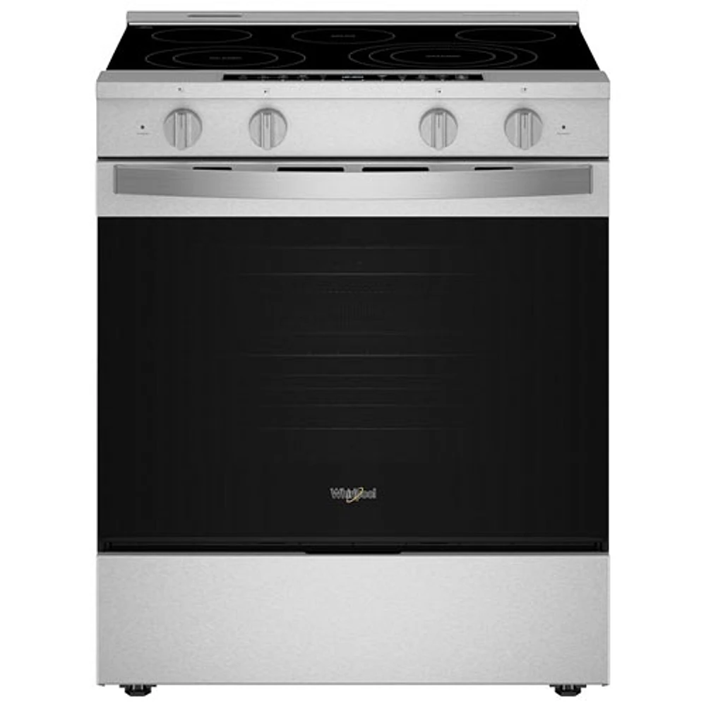 Cuisinière électrique autonettoyante encastrable et friture à l'air chaud 5,3 pi³ 31 po de Whirlpool (YWSES7530RZ) - Acier inoxydable résistant aux traces de doigts