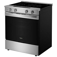 Cuisinière électrique autonettoyante encastrable et friture à l'air chaud 5,3 pi³ 31 po de Whirlpool (YWSES7530RZ) - Acier inoxydable résistant aux traces de doigts