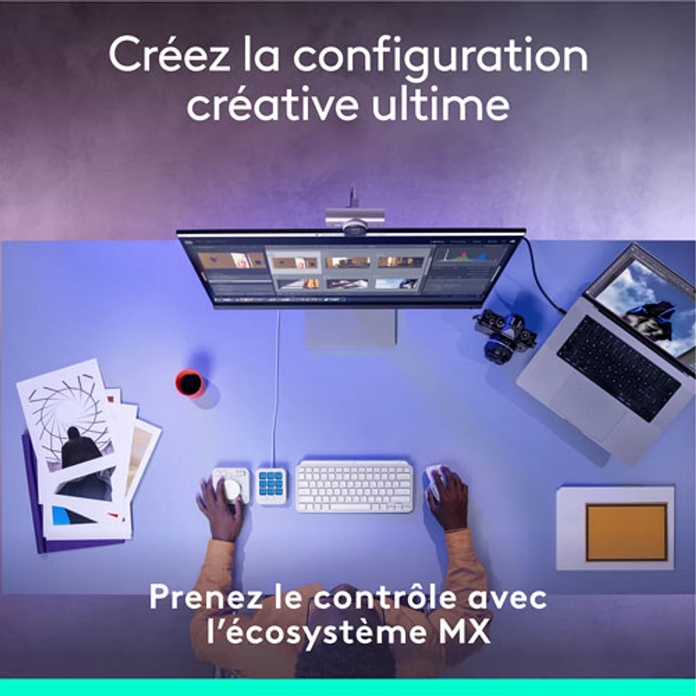 Console numérique programmable et molette de commande MX Creative de Logitech