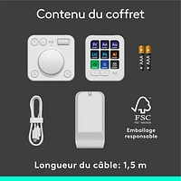 Console numérique programmable et molette de commande MX Creative de Logitech