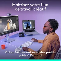 Console numérique programmable et molette de commande MX Creative de Logitech