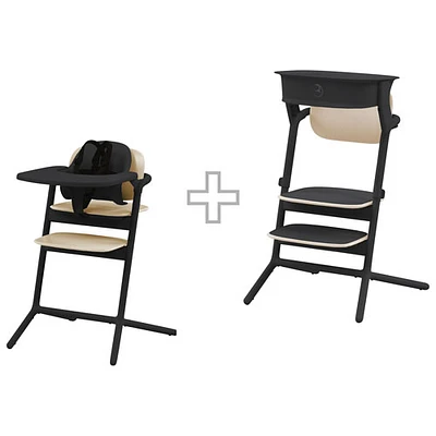 LEMO 3-in-1 High Chair & Learning Tower Accessory Set – Sand Black