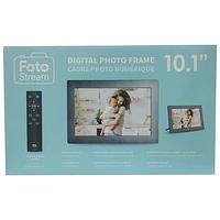 FotoStream 10.1" Digital Photo Frame with Remote Control (FS-WPF05EF) - Black