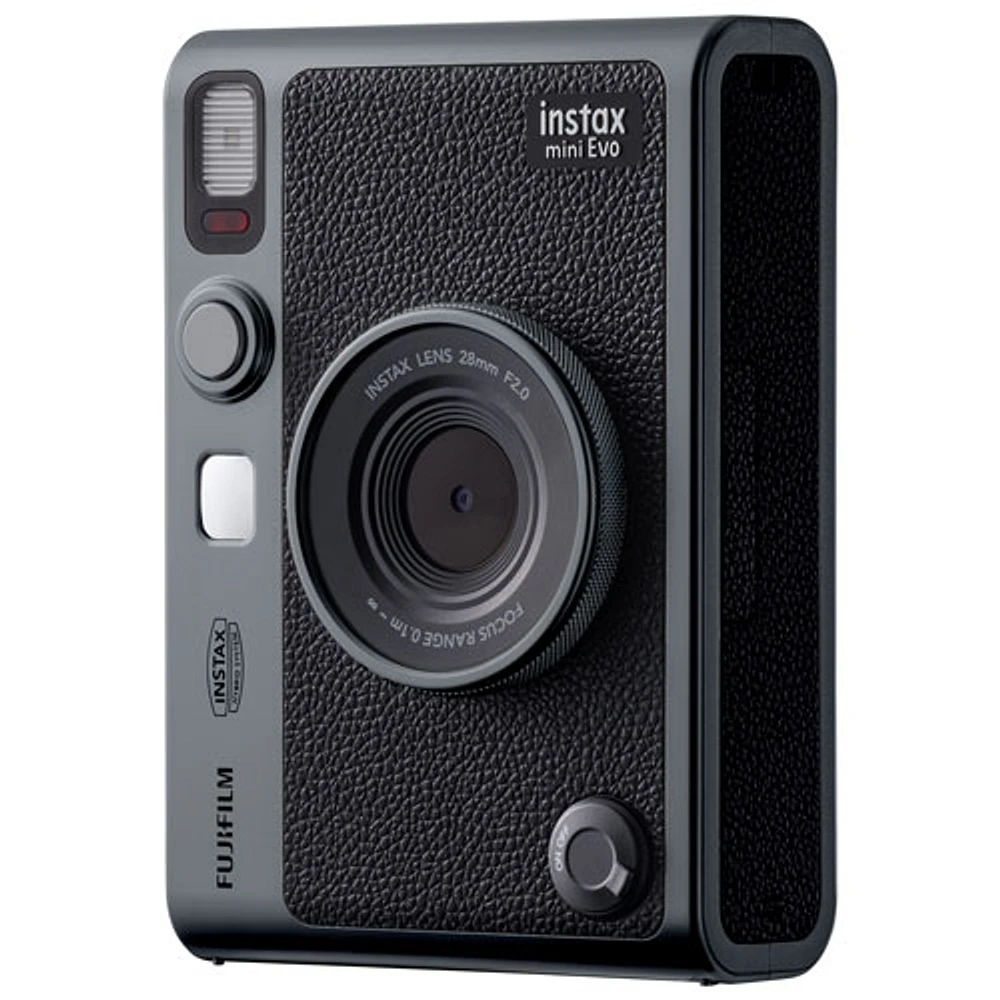 Fujifilm Instax Mini Evo SE 90th Anniversary Instant Camera Bundle - Dark Silver