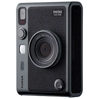 Fujifilm Instax Mini Evo SE 90th Anniversary Instant Camera Bundle - Dark Silver