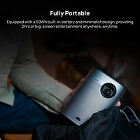 XGIMI Halo+ 1080p Wi-Fi/Bluetooth 700 ISO Lumen Portable Home Theatre Projector with Speakers