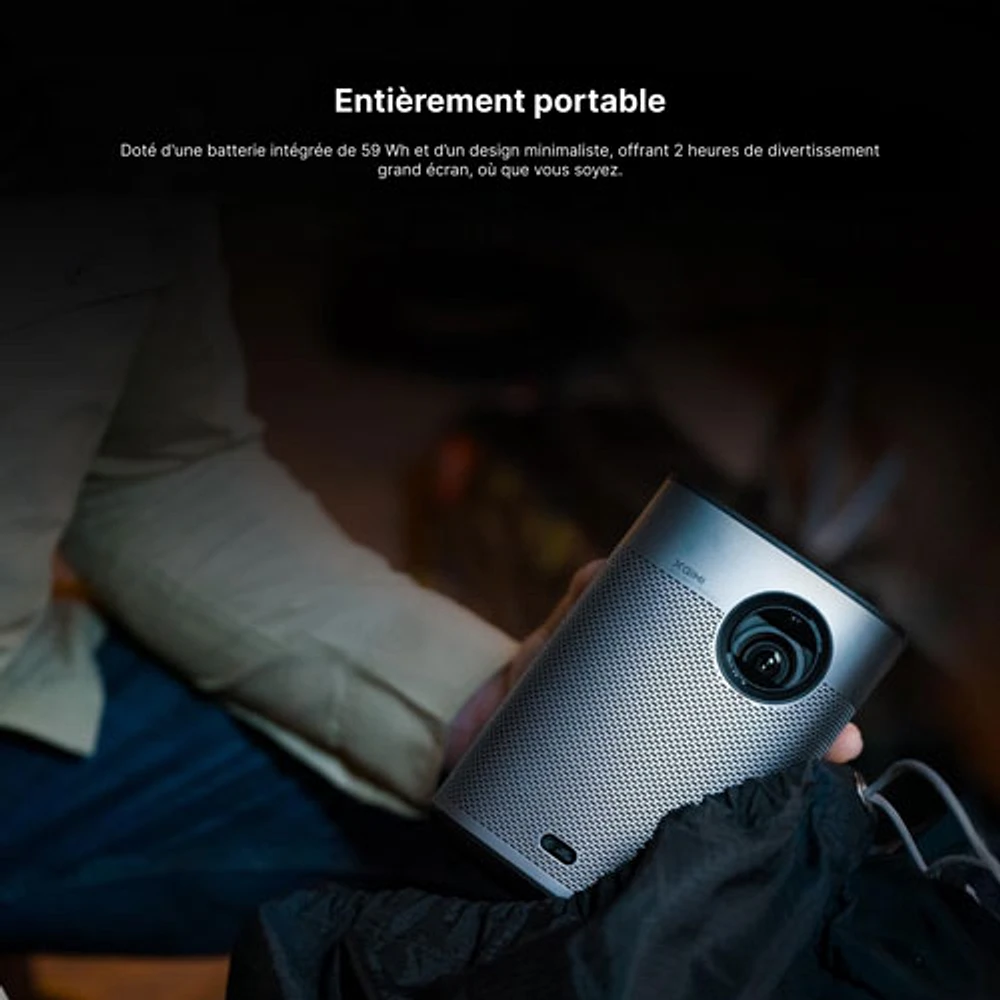 XGIMI Halo+ 1080p Wi-Fi/Bluetooth 700 ISO Lumen Portable Home Theatre Projector with Speakers