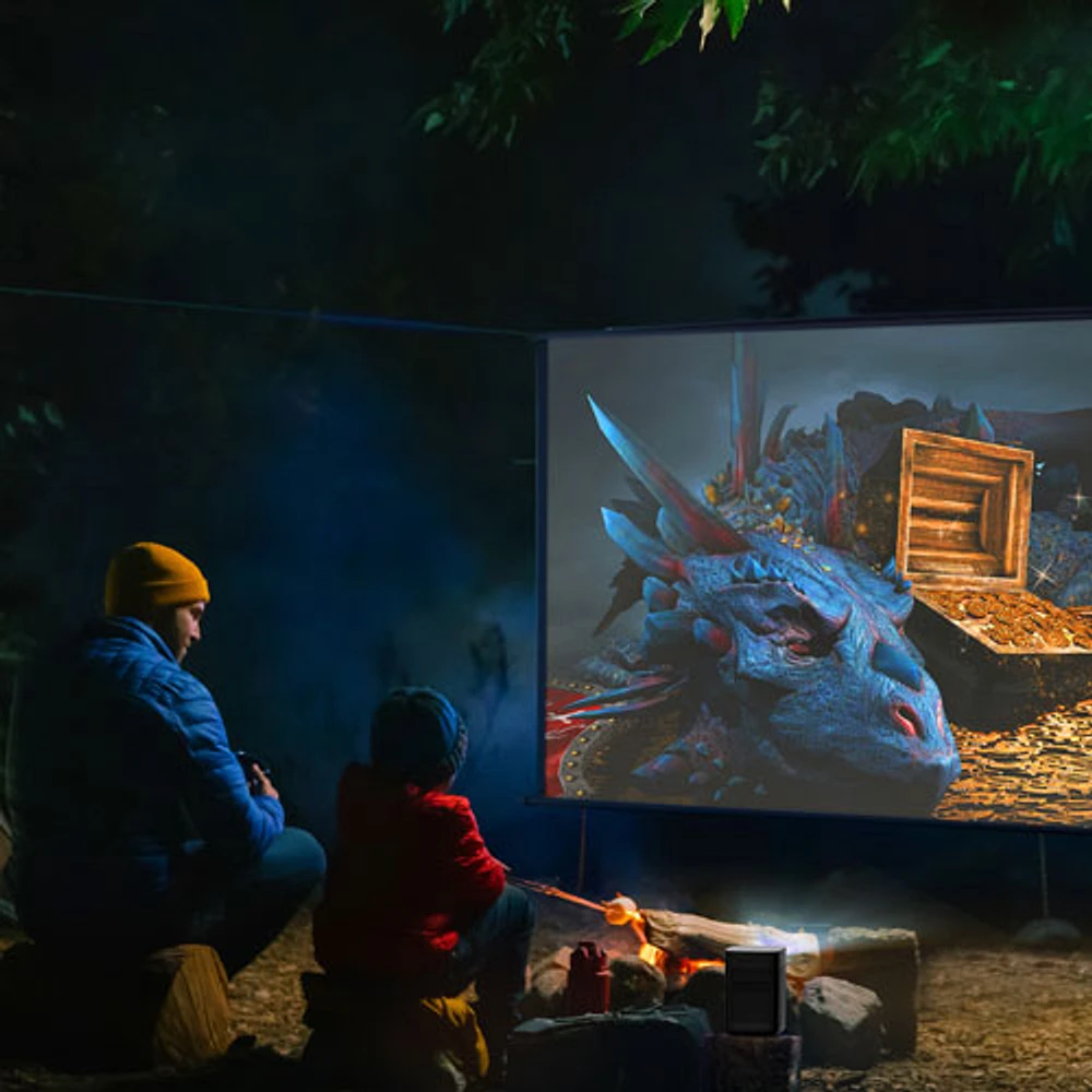 XGIMI Halo+ 1080p Wi-Fi/Bluetooth 700 ISO Lumen Portable Home Theatre Projector with Speakers