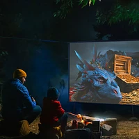 XGIMI Halo+ 1080p Wi-Fi/Bluetooth 700 ISO Lumen Portable Home Theatre Projector with Speakers