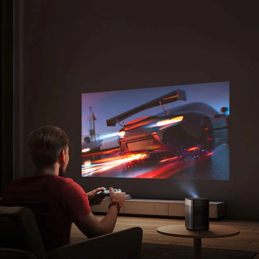XGIMI Halo+ 1080p Wi-Fi/Bluetooth 700 ISO Lumen Portable Home Theatre Projector with Speakers