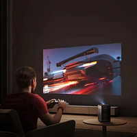 XGIMI Halo+ 1080p Wi-Fi/Bluetooth 700 ISO Lumen Portable Home Theatre Projector with Speakers