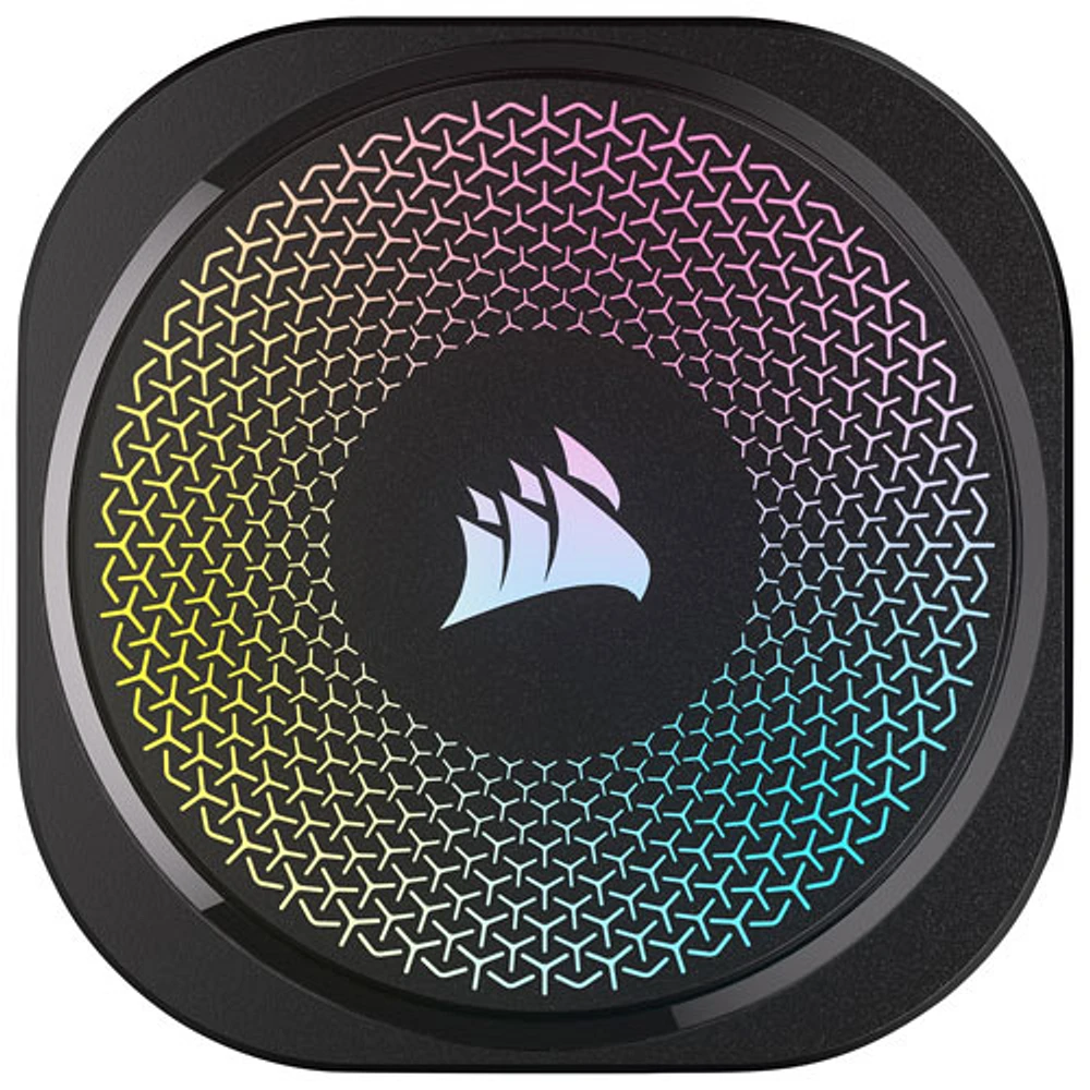 Système de refroidissement liquide de 360 mm RVB pour processeur iCUE LINK Titan RX de Corsair - Noir