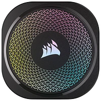 Système de refroidissement liquide de 360 mm RVB pour processeur iCUE LINK Titan RX de Corsair - Noir