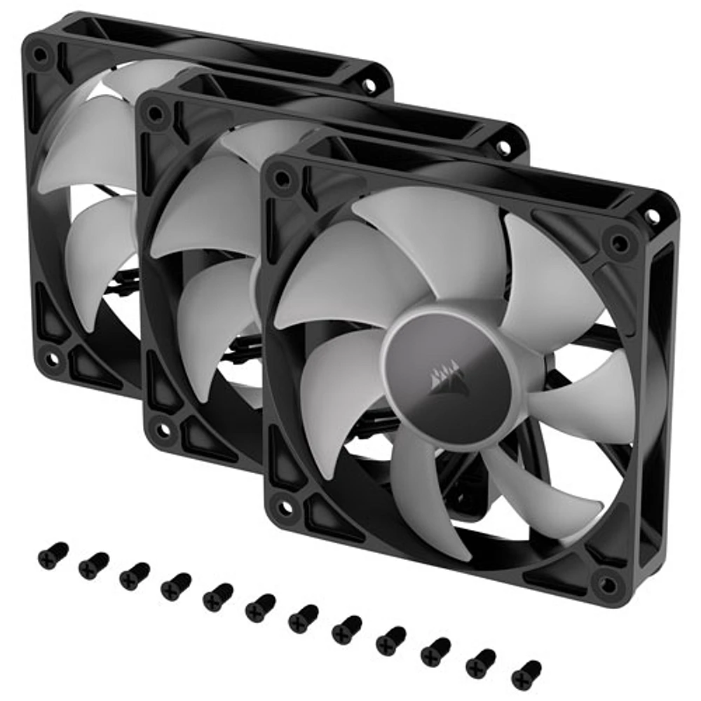 Ensemble de trois ventilateurs de 120 mm ARGB PWM RS120 de Corsair