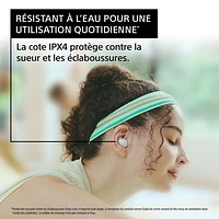 couteurs boutons 100 % sans fil à suppression du bruit LinkBuds Fit de Sony